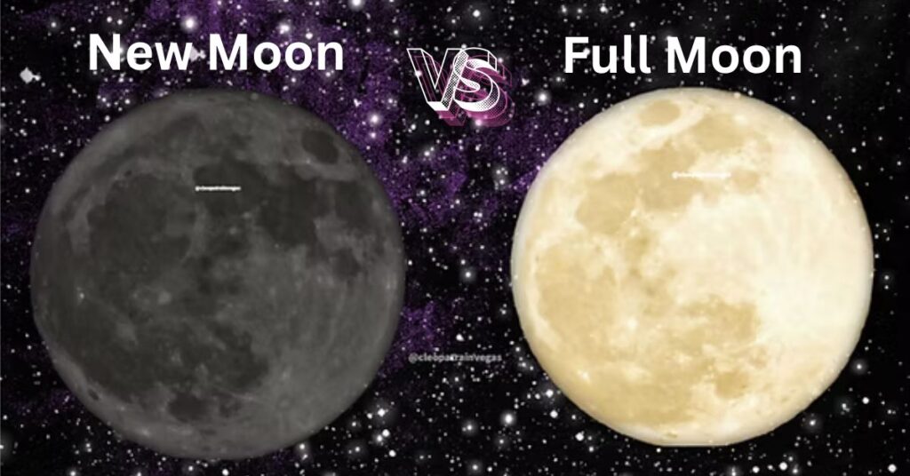 New moon vs full moon