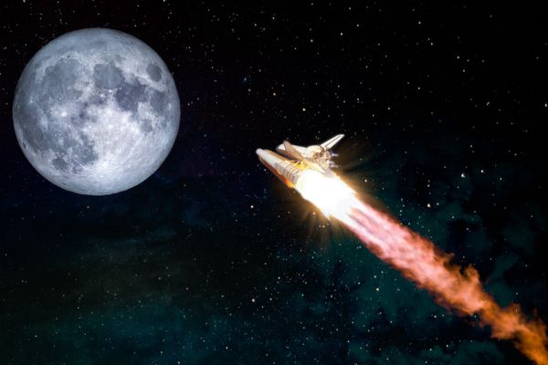 How long does it take to get to the moon and back to earth